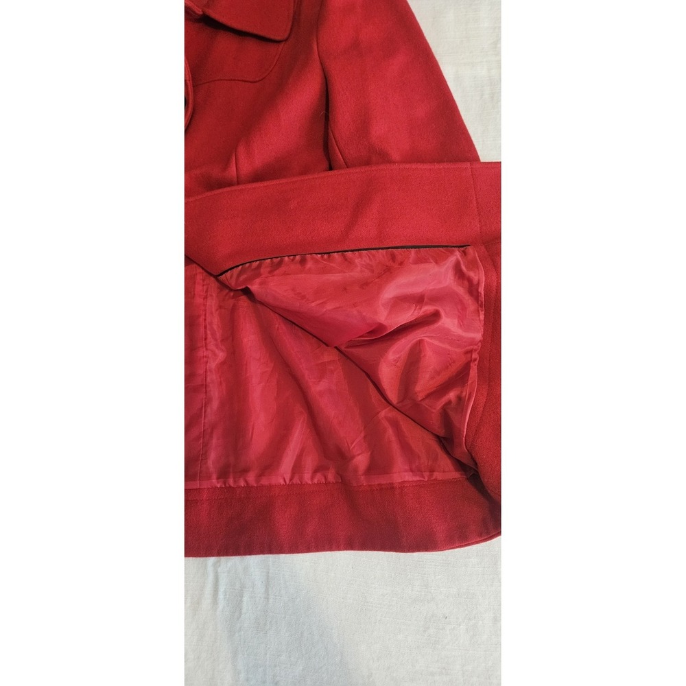 Ashley Judd Red Pea Coat - Picture 7 of 9